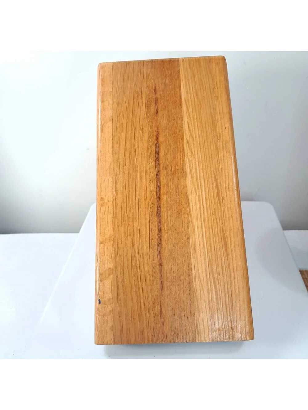 Vintage Cutco 5 Slot Knife Block Holder Wooden Wood Honey Oak knives